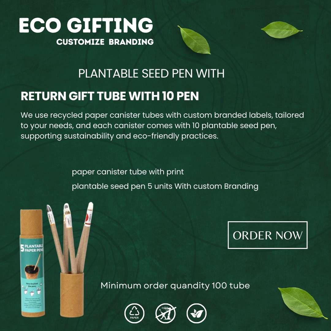 Personalized Event Seed Pens - Pack of 500 | Ecosphere Stationery | Corporate Events | CSR Events