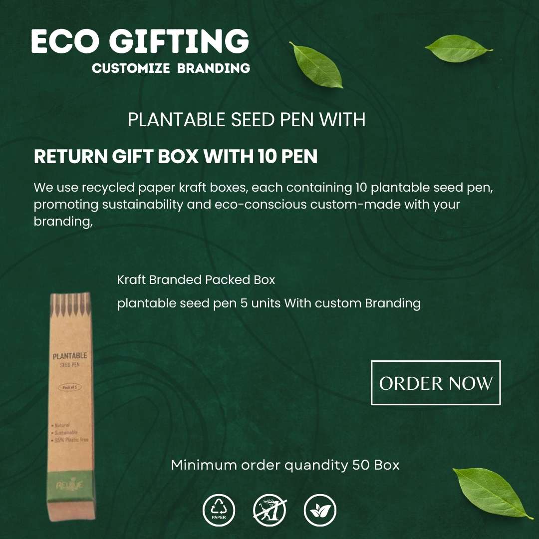 Personalized Event Seed Pens - Pack of 500 | Ecosphere Stationery | Corporate Events | CSR Events