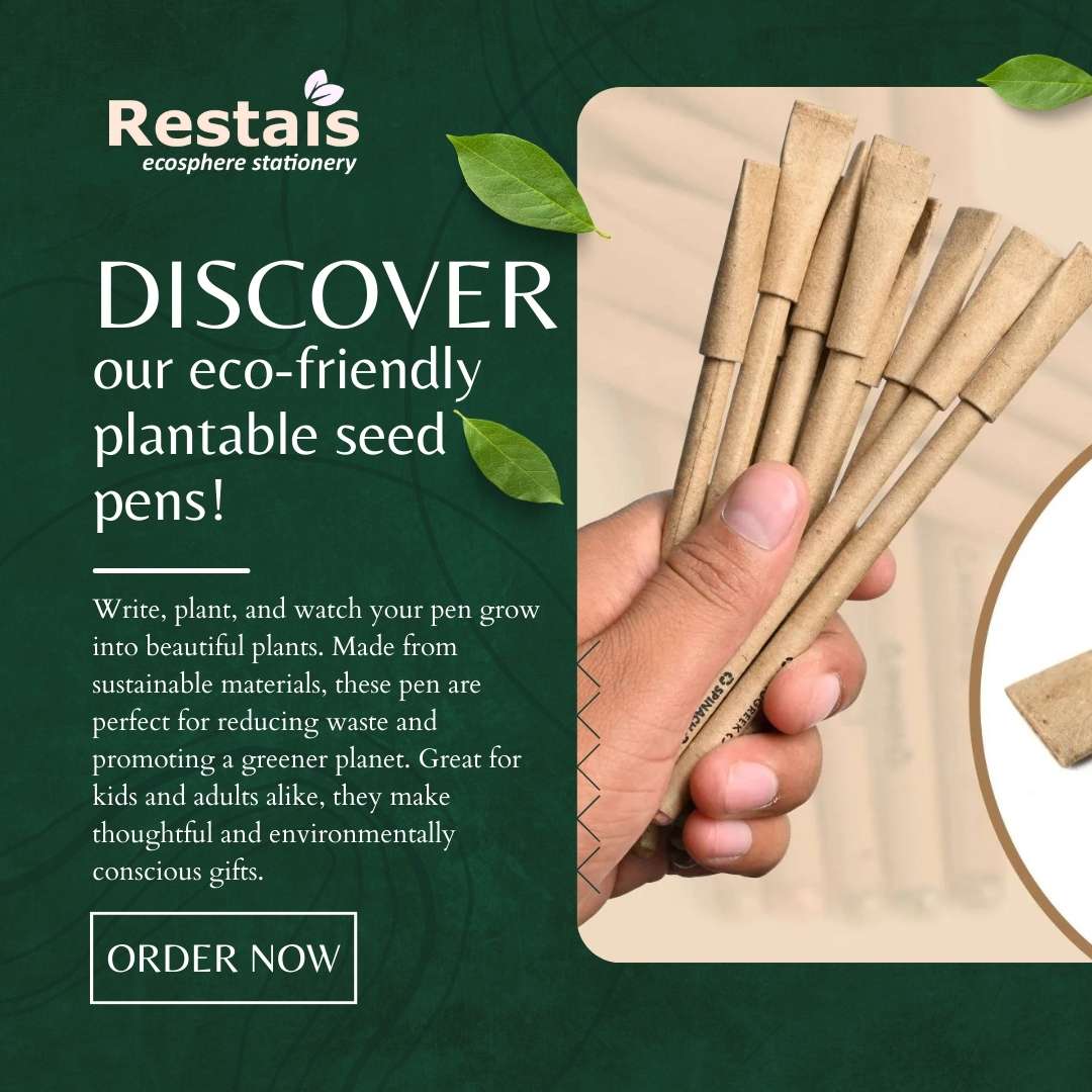 seed planting pen Personalized Event Seed Pens - Pack of 500 Bulk Order | Ecosphere Stationery | Corporate Events