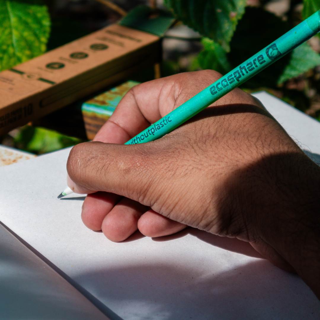 Seed Pencil – Crafted from Recycled Paper with Plantable Seed - Ecosphere Stationery